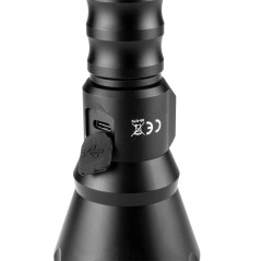 Uppladdningsbar ficklampa med USB C 500 lm Osram LED