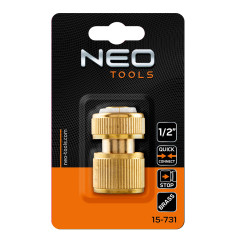 Anslutning STOP 1/2', mässing