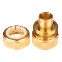 Reparatör för 3/4" slang, mässing