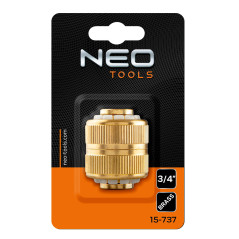 Reparatör för 3/4" slang, mässing