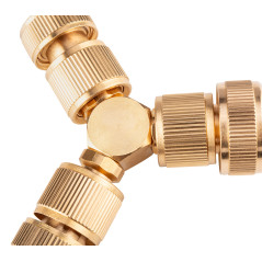 Y-förgrenare, mässing