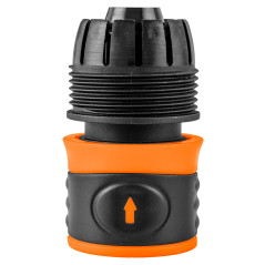 Genomgående koppling 3/4", tvåmaterial