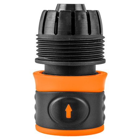 Genomgående koppling 3/4", tvåmaterial