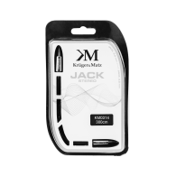 Kabel wtyk prosty - wtyk prosty jack 3.5  stereo 3.0m Kruger&Matz