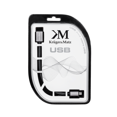 USB-kabel - micro USB-kontakt-kontakt 1,0m Kruger&Matz