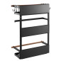 Magnetisk hylla för kylskåp / tvättmaskin Maclean, svart, max 12 kg, MC-910
