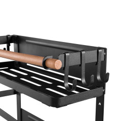 Magnetisk hylla för kylskåp / tvättmaskin Maclean, svart, max 12 kg, MC-910 | HandlaSmidigt.se