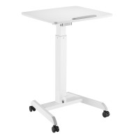 Skrivbord Maclean, höjdjustering, gasfjäder, för stående och sittande arbete, max höjd 113cm, MC-892W.