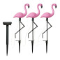 ZD50K Solarlampa flamingo stor 3 st.