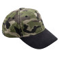 Keps med kamouflage mönster svart-grön-brun, Lahti