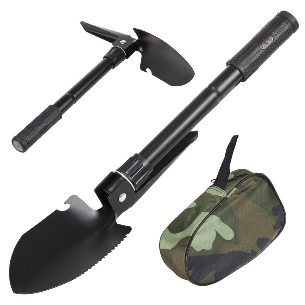 Hopfällbar multitool-spade från Maclean med fodral MCE961.