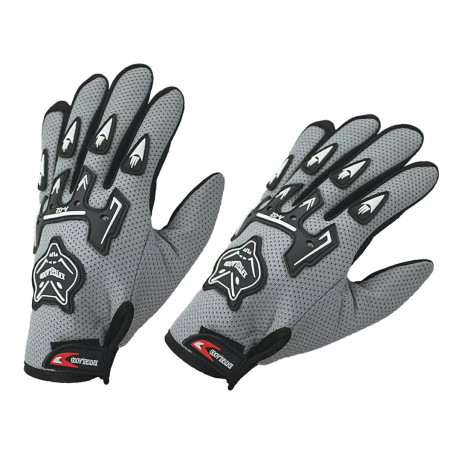AG222B Motorcykelhandskar grå