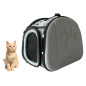 AG644W Transportbur för katt grå xxl