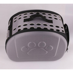 AG644W Transportbur för katt grå xxl