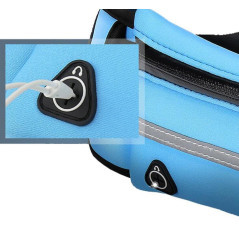 BQ12D Löparbälte midjeväska blå