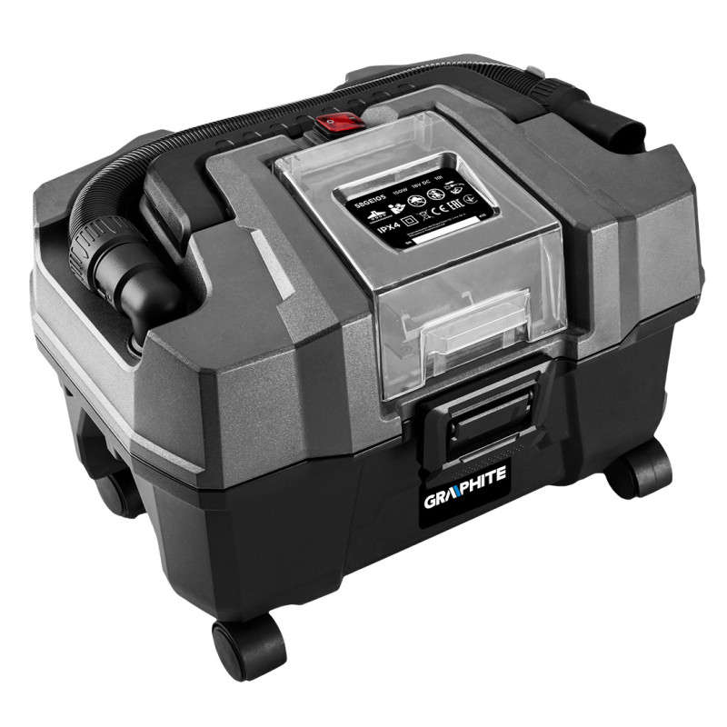 Verkstadssug Energy+ 18V, Li-Ion, 10 L, utan batteri