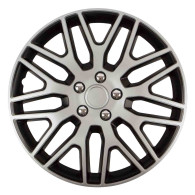 Kołpak samochodowy dakar nc 17' cali silver&black ze śrubami chrom