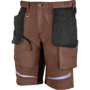 Korta bruna-svarta shorts, 'l', ce, lahti