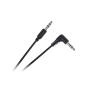 Kabel JACK 3.5 kontakt - JACK 3.5 kontakt 0.5m vinkelrät Cabletech standard