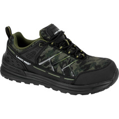 Halvskor i camouflage mönstrad rip-stop tyg, s2 src,'40',ce,lahti