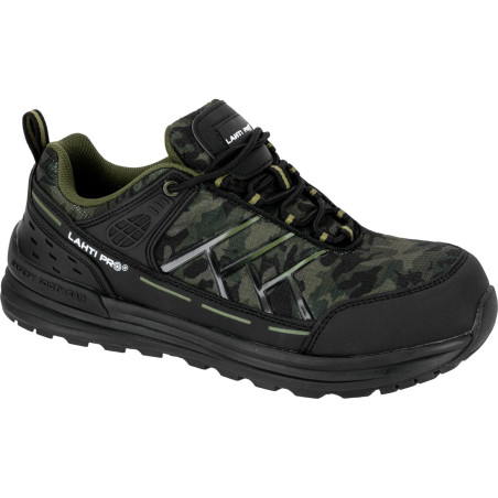 Halvskor i camouflage mönstrad rip-stop tyg, s2 src,'40',ce,lahti