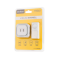 Trådlös dörrklocka Rebel med 230V-kontakt (36 melodier, 2 USB-uttag)