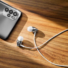 In-ear hörlurar med mikrofon Kruger&Matz B1 vita