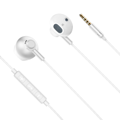 In-ear hörlurar med mikrofon Kruger&Matz B2 vita