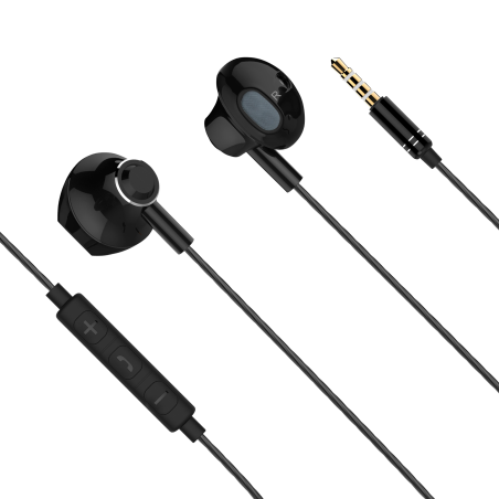 Öronsnäckor med mikrofon Kruger&Matz B2 svarta