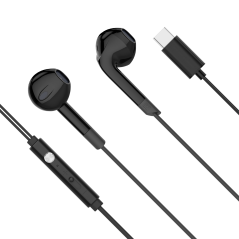 In-ear hörlurar med mikrofon på USB-C Kruger&Matz C2 svart