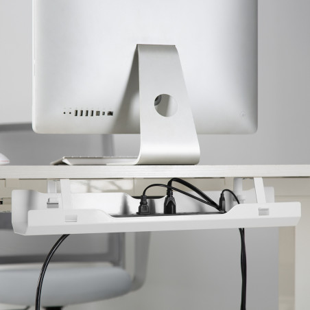 Organizer för skrivbordsskiva Ergo Office, vit, ER-431 W