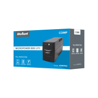 Nödströmsaggregat UPS REBEL modell Micropower 800 (offline, 800 VA / 480 W, 230 V, 50 Hz)