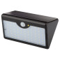 Vägglampa solcell + fjärrkontroll SMD LED 900 lm