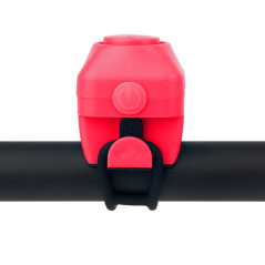 AG496C Elektrisk cykelklocka röd
