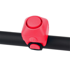 AG496C Elektrisk cykelklocka röd