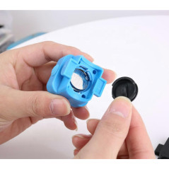 AG496C Elektrisk cykelklocka röd