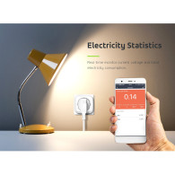 Fjärrstyrd WiFi-uttag GreenBlue, Android/iOS/Alexa/Google Home, energiförbrukning, timer, max 3680W, typ F, GB720 F