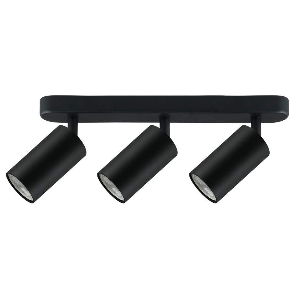 Vägg- och taklampa Maclean, riktbar, aluminium, 3xGU10, 55x100mm, mattsvart färg, MCE453 B. Vägg- och taklampa Maclean, riktbar, aluminium, 3xGU10, 55x100mm, mattsvart färg, MCE453 B.