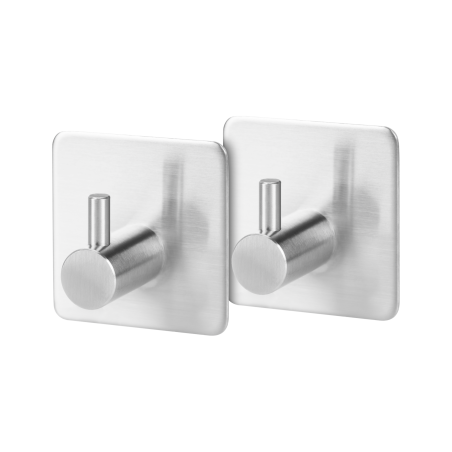 Självhäftande badrumskrok (2 st.)