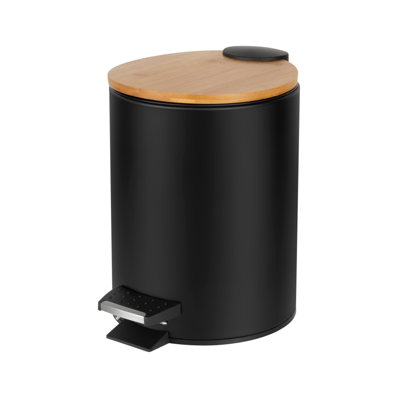 Sv: Badrumssoptunna 3 liter (svart)