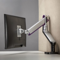 Uchwyt do monitora  Ergo Office, premium ze sprężyną gazową, podwójne ramię 17'-32' 9 kg,  ER-436