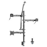 Uchwyt na monitor mikrofon kamerę i naświetlacz All-In-One Studio NanoRS,  YouTube, 17'-32', max. 9kg, RS164