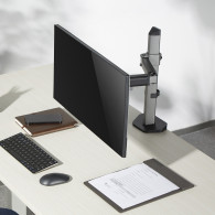 Ledstångsfäste för Deluxe Ergo Office-monitor, 17'-32', max. 9 kg, ER-448