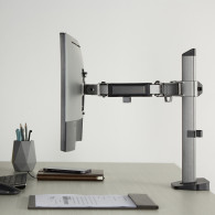 Ledstångsfäste för Deluxe Ergo Office-monitor, 17'-32', max. 9 kg, ER-448