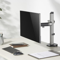 Ledstångsfäste för Deluxe Ergo Office-monitor, 17'-32', max. 9 kg, ER-448