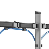Uchwyt przegubowy na dwa monitory Deluxe Ergo Office, 17'-32', max. 9kg, ER-449