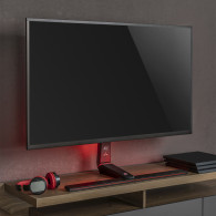Uchwyt stojak gamingowy do monitora NanoRS, regulacja wysokości, RGB LED, 32-55', max VESA 400x400, max. 40kg, RS167