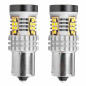 LED-lampor canbus 3020 24smd 1156 ba15s p21w r10w r5w vit 12v 24v amio-02797