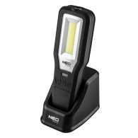 Arbetslampa 550 lm COB LED + bas + laddare