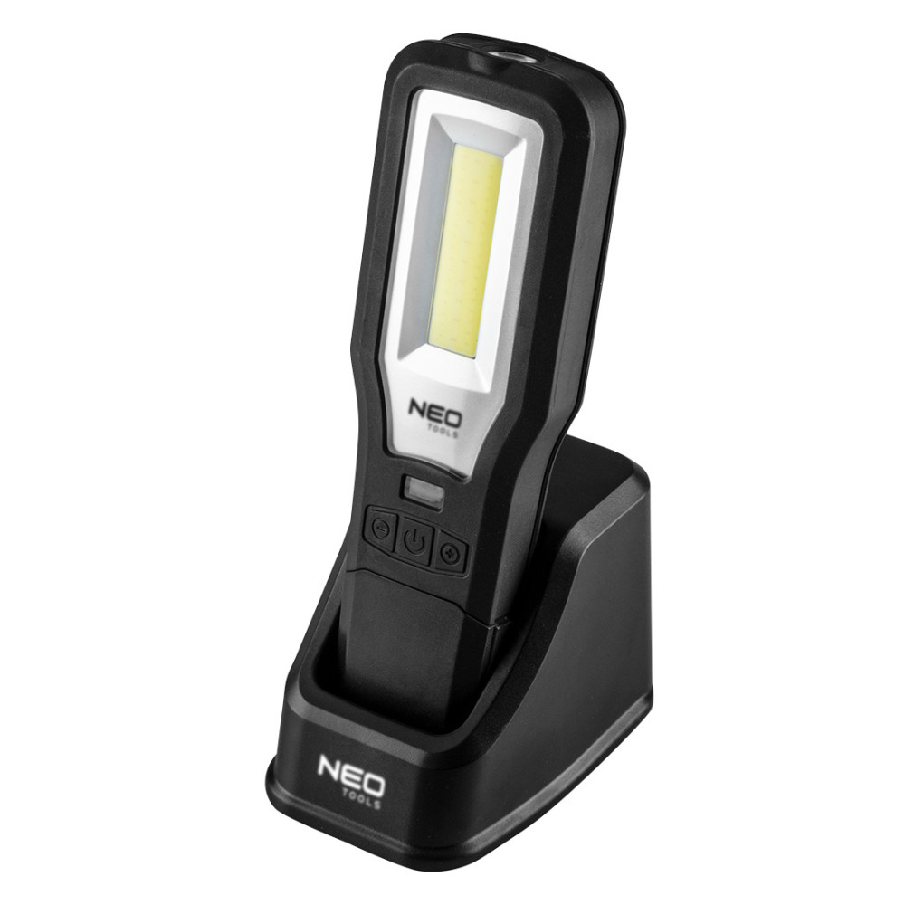Arbetslampa 550 lm COB LED + bas + laddare Arbetslampa 550 lm COB LED + bas + laddare